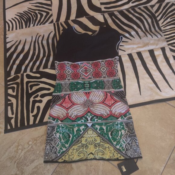 Roberto Cavalli dress size 54 New (18 US ) $2298 - Picture 2 of 6